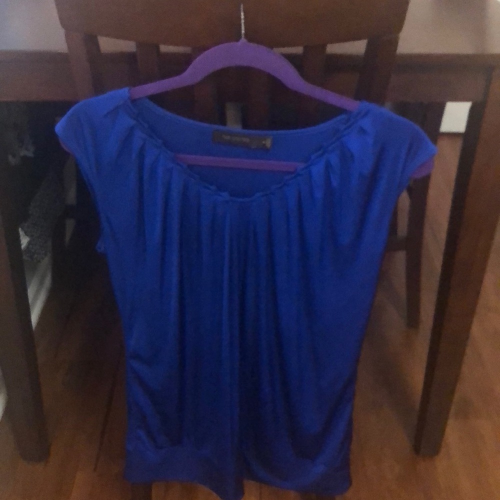 Electric blue blouse